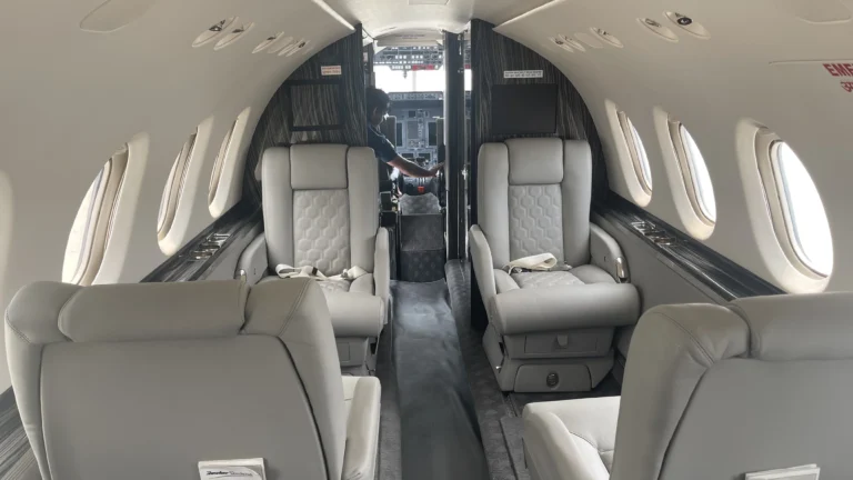 Hawker interior refurbishment with luxury cabin upgrade by Autotrade Aviation Pvt. Ltd. in India