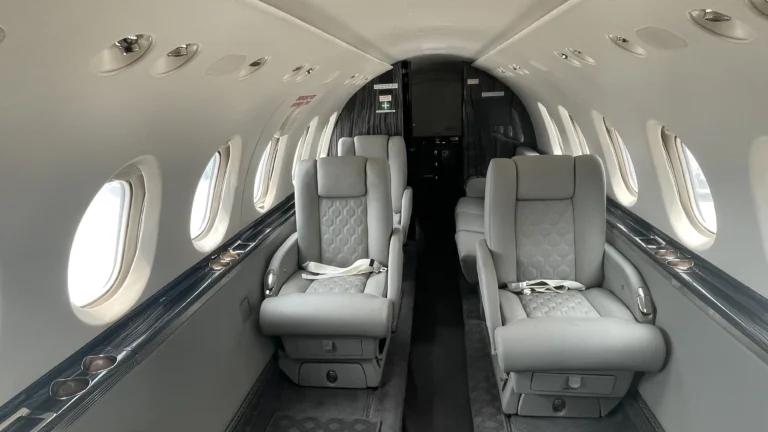Hawker interior refurbishment with luxury cabin upgrade by Autotrade Aviation Pvt. Ltd. in India